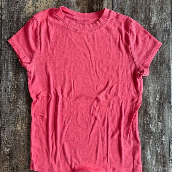 2 for $15 sale: 2 A new day crew neck ribbed t-shirts - gray & pink M - Picture 5 of 6